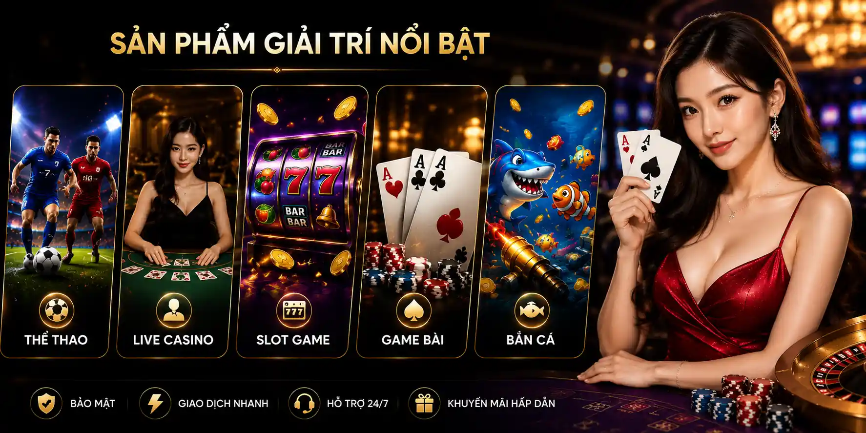 Những sản phẩm giải trí nổi bật đang có tại TT88